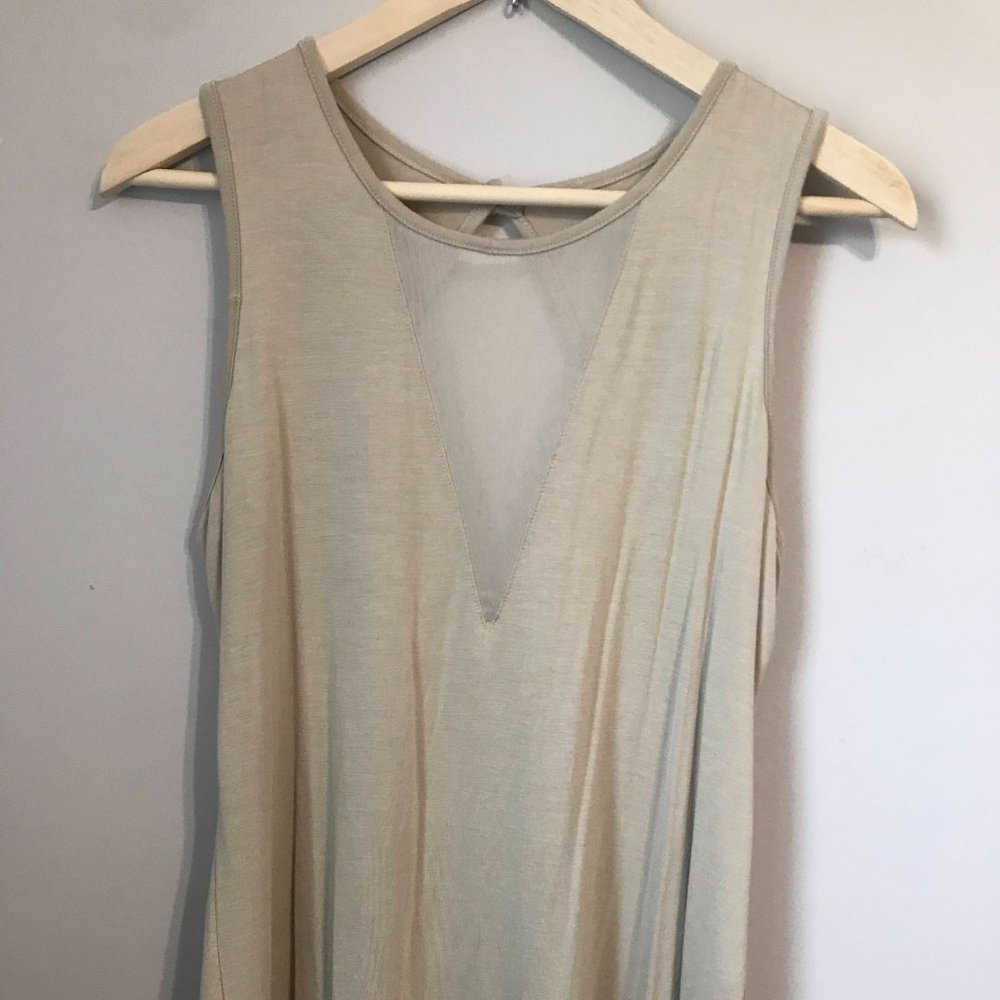 NWT Buckle top deep vneck cut out back size XL